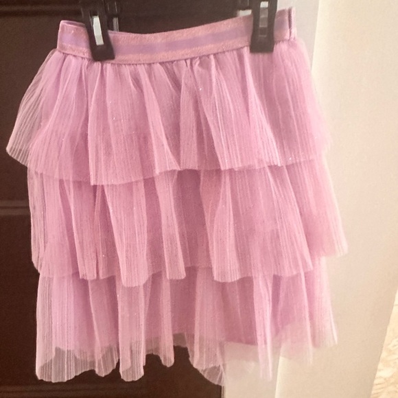 H&M Pink Mini Bubble Skirt with Tiered High-Low Design for Prom - Picture 3 of 4